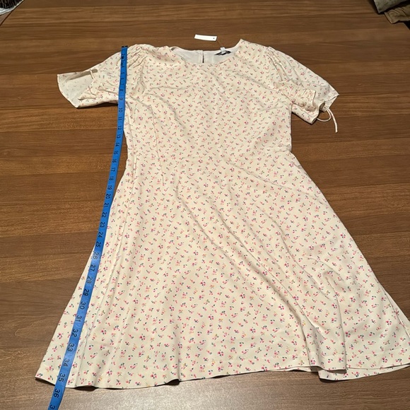 Madewell NWT Tie Sleeve Retro Calico Floral Print Dress vintage retro coquette - Picture 5 of 17